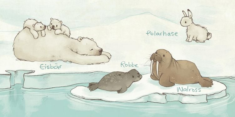 Produktbild: Die winzige Mini-Bibliothek der Tiere (Die Mini-Bibliothek der W&ouml;rter, Bd.)