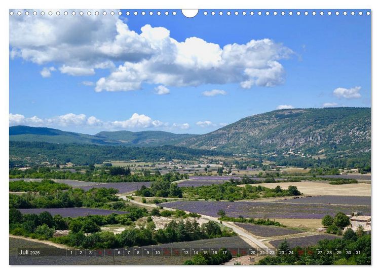 Produktbild: Lavendel. Der Duft der Provence (Wandkalender 2026 DIN A3 quer), CALVENDO Monatskalender