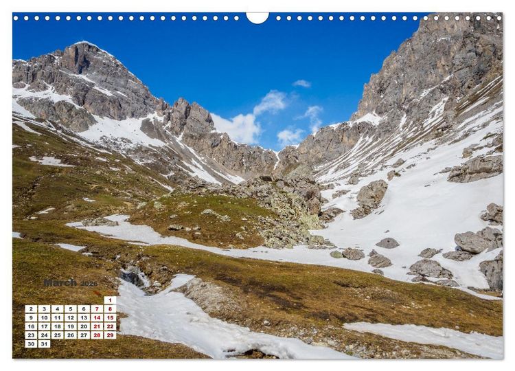 Produktbild: The French Alps, on the trail of the marmot (Wall Calendar 2026 DIN A3 landscape), CALVENDO 12 Month Wall Calendar