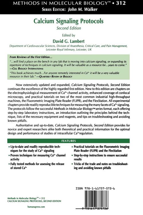 Produktbild: Calcium Signaling Protocols