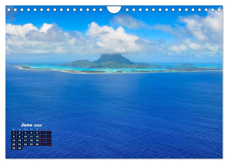 Produktbild: Bora Bora (Wall Calendar 2026 DIN A4 landscape), CALVENDO 12 Month Wall Calendar