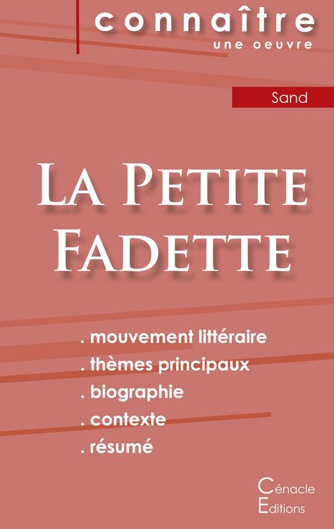 Produktbild: Fiche de lecture La Petite Fadette de George Sand (Analyse litt&eacute;raire de r&eacute;f&eacute;rence et r&eacute;sum&eacute; complet)