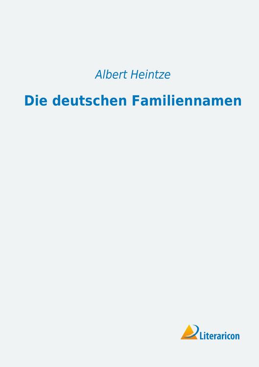 Produktbild: Die deutschen Familiennamen