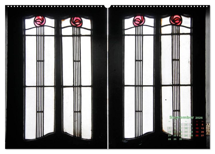 Produktbild: ArtDeco by Charles Rennie Mackintosh (Wandkalender 2026 DIN A2 quer), CALVENDO Monatskalender