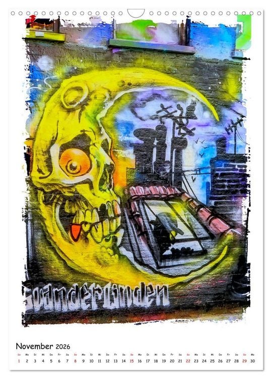 Produktbild: Street Art in Gent (Wandkalender 2026 DIN A3 hoch), CALVENDO Monatskalender