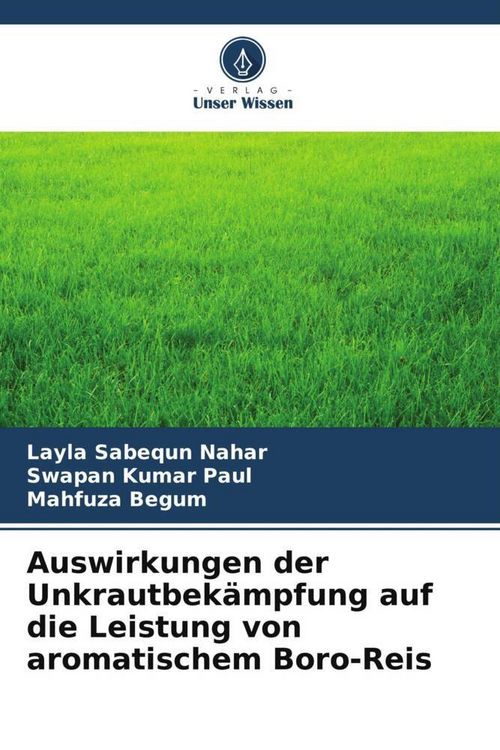 Produktbild: Auswirkungen der Unkrautbek&auml;mpfung auf die Leistung von aromatischem Boro-Reis