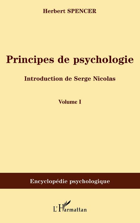 Produktbild: Principes de psychologie (volume 1)