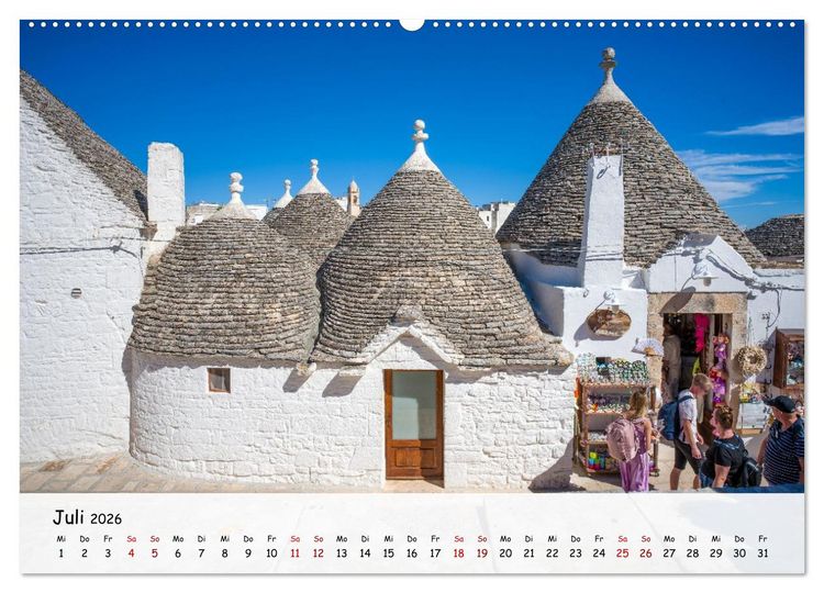 Produktbild: Italien - Tief im S&uuml;den (Wandkalender 2026 DIN A2 quer), CALVENDO Monatskalender