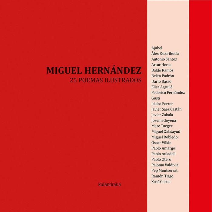 Produktbild: Miguel Hern&aacute;ndez : 25 poemas ilustrados