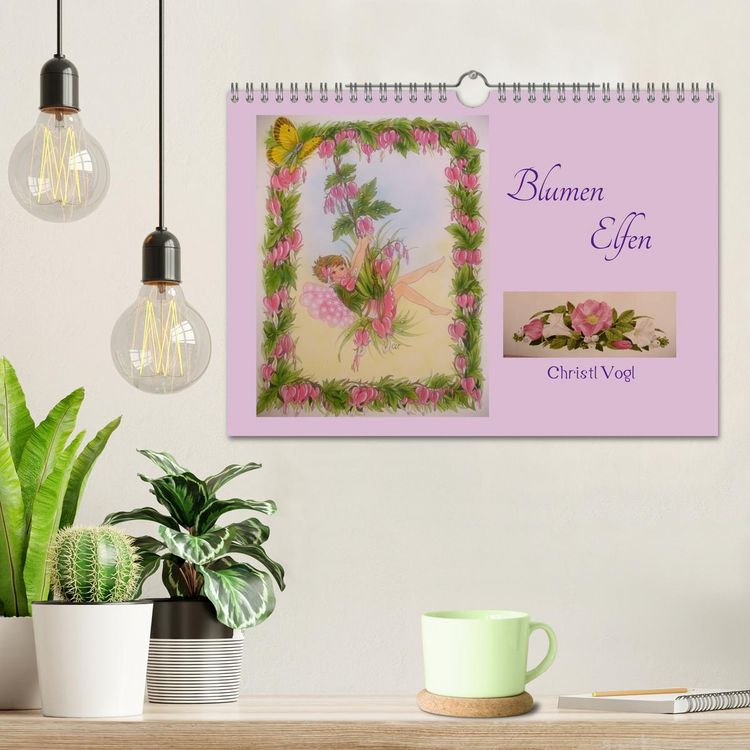 Produktbild: Blumen Elfen (Wandkalender 2026 DIN A4 quer), CALVENDO Monatskalender