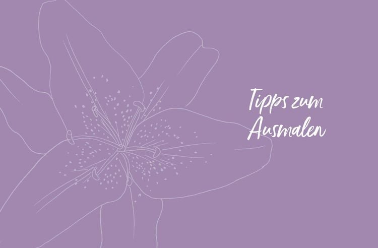 Produktbild: Flowers mit Lana: Ausmalen und entspannen mit Lanaarts23