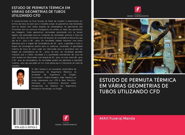 Produktbild: Estudo De Permuta T&eacute;rmica Em V&aacute;rias Geometrias De Tubos Utilizando Cfd