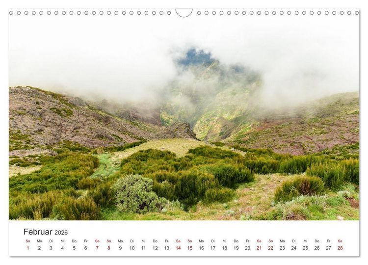 Produktbild: Madeira - Die atemberaubende Insel. (Wandkalender 2026 DIN A3 quer), CALVENDO Monatskalender