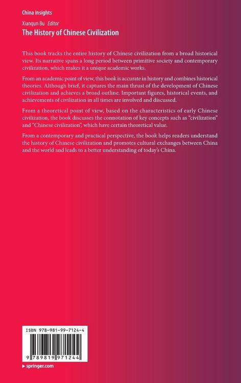 Produktbild: The History of Chinese Civilization