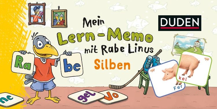 Produktbild: Mein Lern-Memo mit Rabe Linus - Silben VE/3