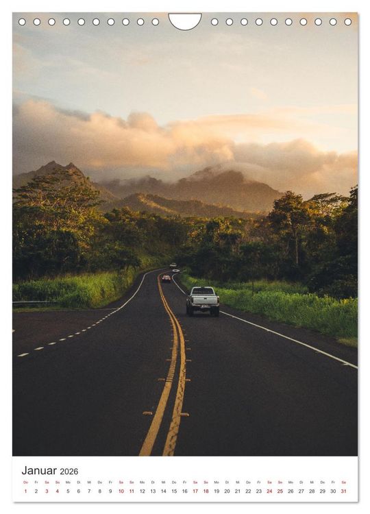 Produktbild: Hawaii - Das wundersch&ouml;ne Land im Pazifik. (Wandkalender 2026 DIN A4 hoch), CALVENDO Monatskalender