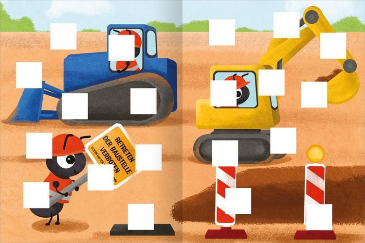 Produktbild: Meine Puzzle-Sticker &ndash; Baustelle
