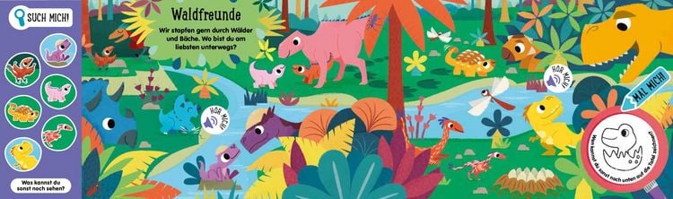 Produktbild: Such mich! H&ouml;r mich! Mal mich! Dino-Babys