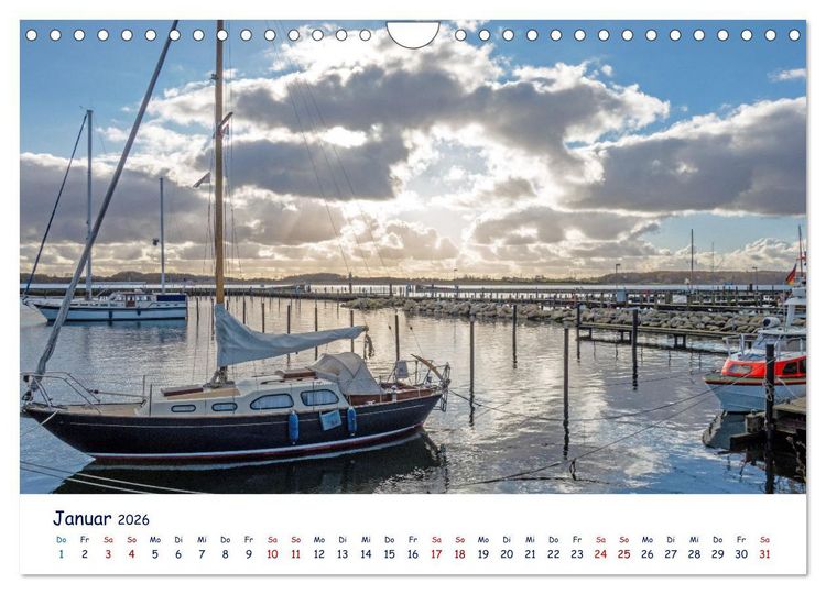 Produktbild: Maritime Schlei (Wandkalender 2026 DIN A4 quer), CALVENDO Monatskalender