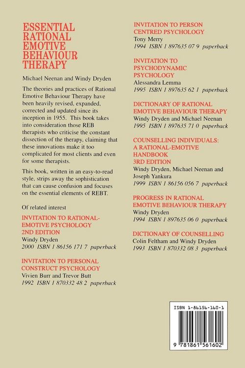 Produktbild: Dryden: Essential Rational Emotive Behaviour