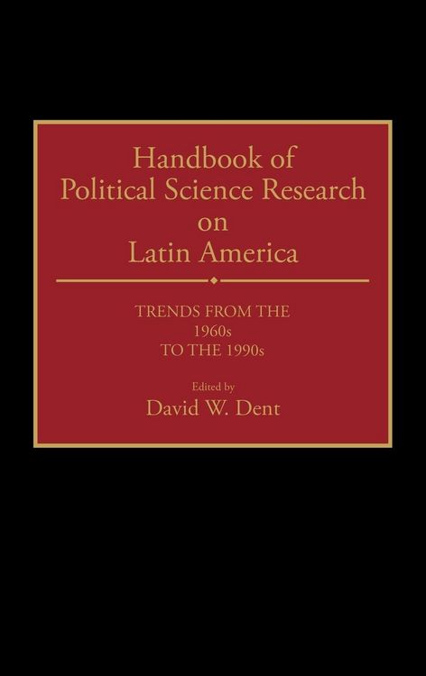 Produktbild: Handbook of Political Science Research on Latin America