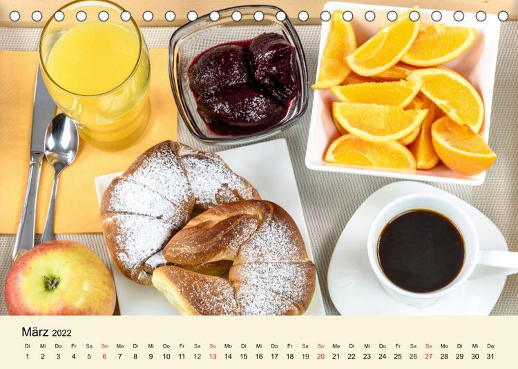 Produktbild: Marmelade schmeckt nicht nur auf dem Fr&uuml;hst&uuml;ckstisch! (Tischkalender 2022 DIN A5 quer)
