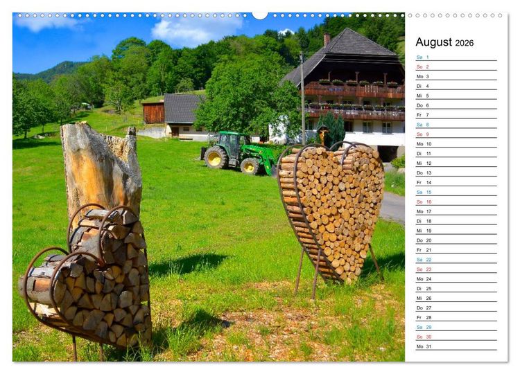 Produktbild: Hochschwarzwald (hochwertiger Premium Wandkalender 2026 DIN A2 quer), Kunstdruck in Hochglanz