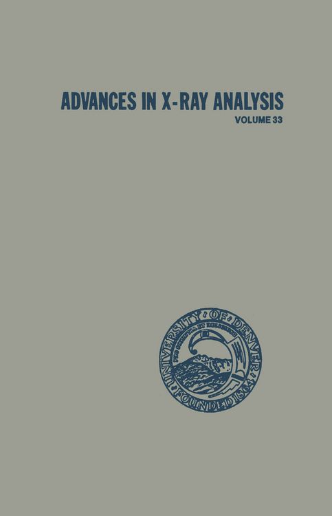 Produktbild: Advances in X-Ray Analysis
