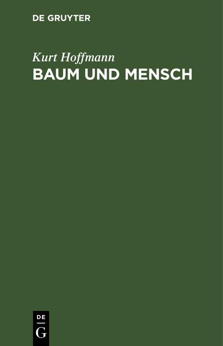 Produktbild: Baum und Mensch