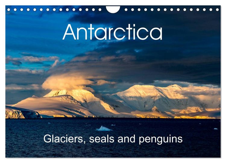Produktbild: Antarctica Glaciers, seals and penguins (Wall Calendar 2026 DIN A4 landscape), CALVENDO 12 Month Wall Calendar