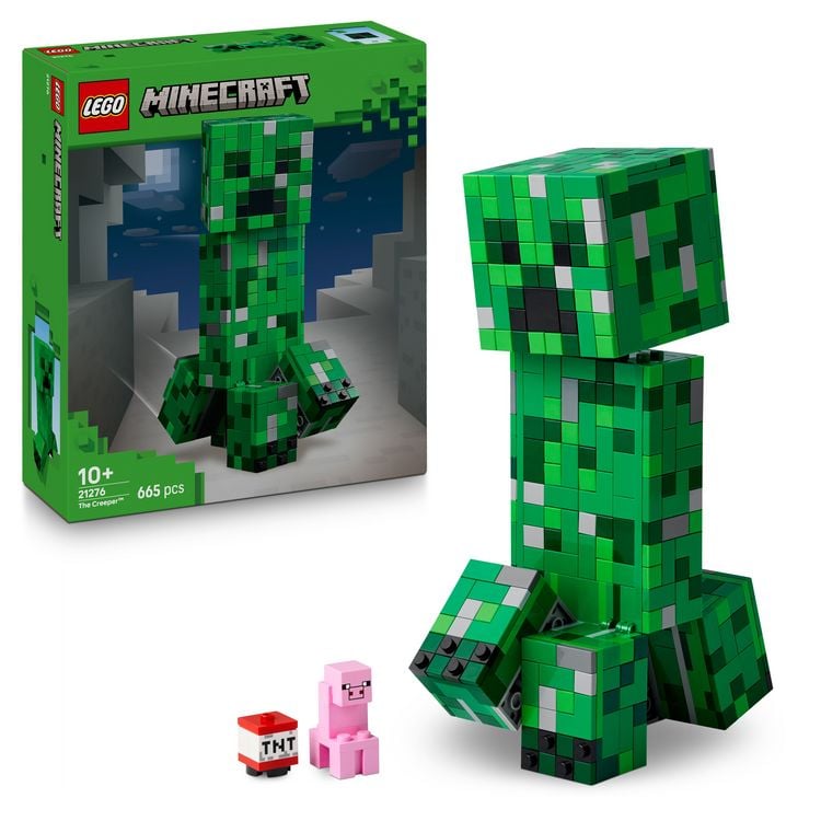 Bild vom Artikel LEGO Minecraft Der Creeper Spielzeug - Bewegliche Actionfigur - 21276 vom Autor 