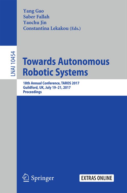 Produktbild: Towards Autonomous Robotic Systems