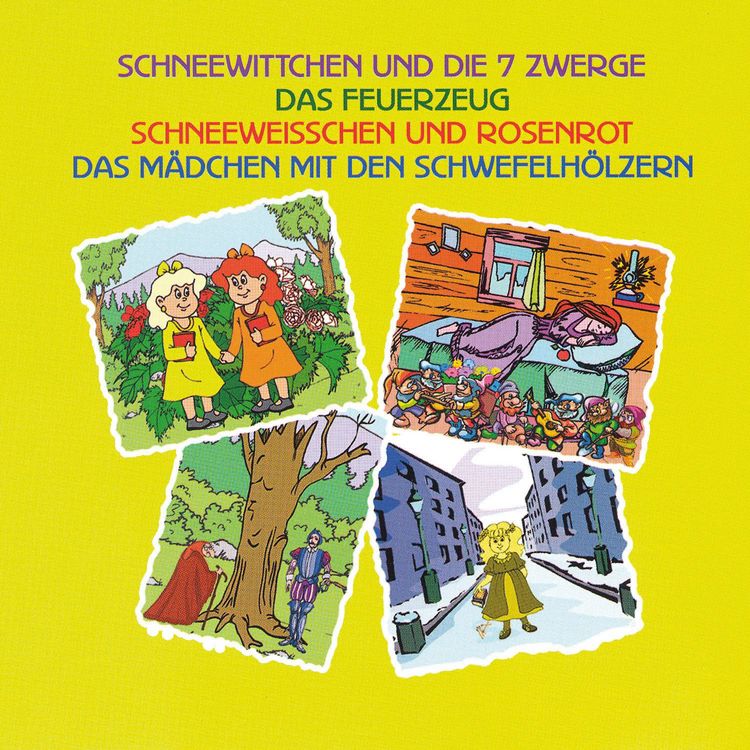 Produktbild: Schneewittchen und die 7 Zwerge - Das Feuerzeug - Schneeweisschen und Rosenrot - Das M&auml;dchen mit den Schwefelh&ouml;lzern