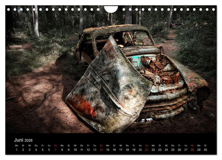 Produktbild: Automobile im Herbst (Wandkalender 2026 DIN A4 quer), CALVENDO Monatskalender