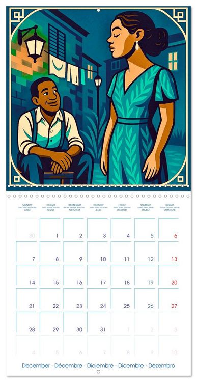 Produktbild: George Gershwin (Wall Calendar 2026 12 &times; 12 Inch) CALVENDO 12 Month Wall Calendar
