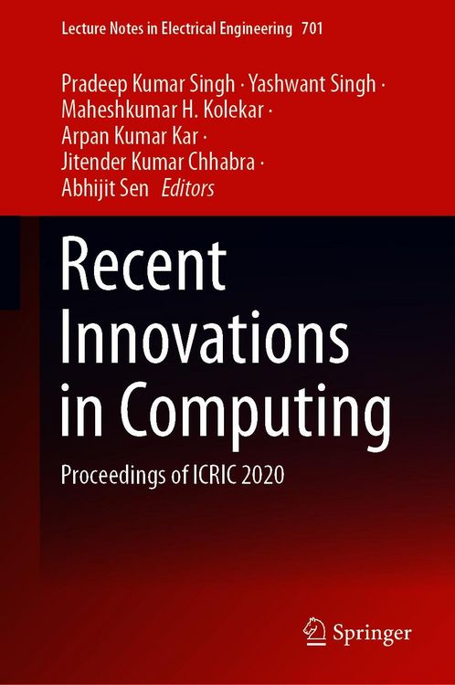 Produktbild: Recent Innovations in Computing