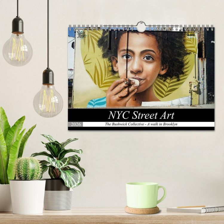 Produktbild: NYC Street Art (Wall Calendar 2026 DIN A4 landscape), CALVENDO 12 Month Wall Calendar