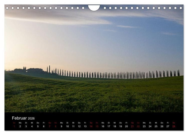 Produktbild: Toskana 2026 (Wandkalender 2026 DIN A4 quer), CALVENDO Monatskalender