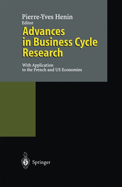Produktbild: Advances in Business Cycle Research