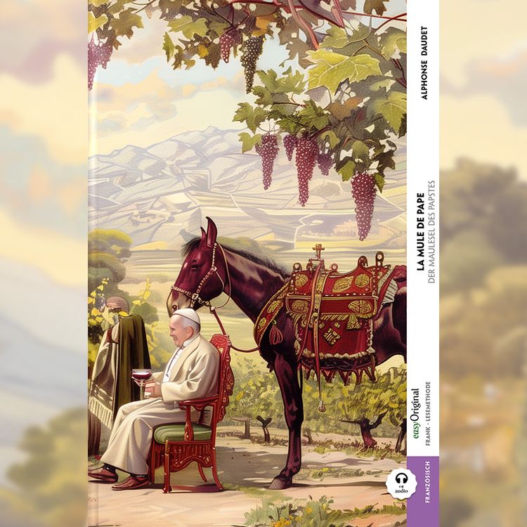 Produktbild: La mule du pape / Der Maulesel des Papstes (Buch + Audio-Online) - Frank-Lesemethode - Kommentierte zweisprachige Ausgabe Franz&ouml;sisch-Deutsch