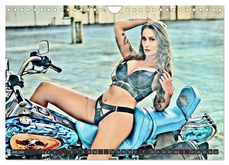 Produktbild: Motorr&auml;der und Sexy Girls (Wandkalender 2026 DIN A4 quer), CALVENDO Monatskalender