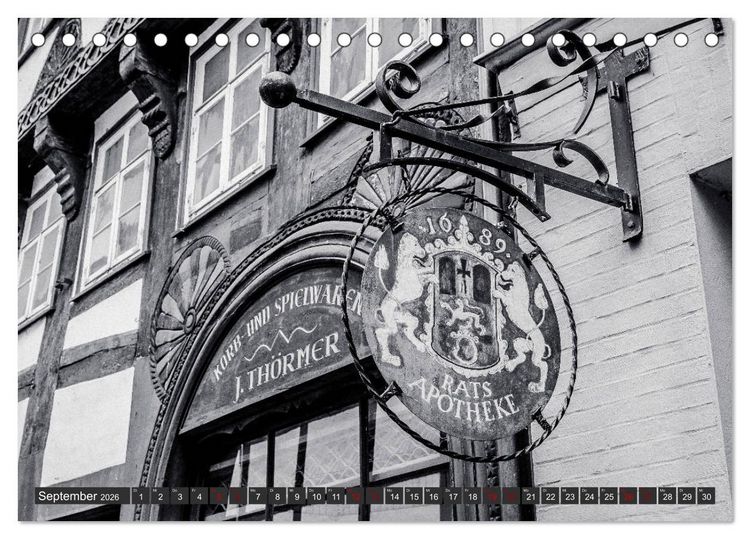 Produktbild: Ein Blick auf Osterode am Harz (Tischkalender 2026 DIN A5 quer), CALVENDO Monatskalender