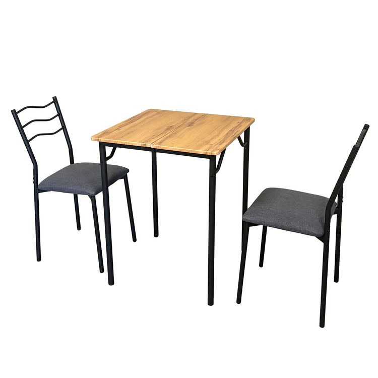 Produktbild: HTI-Living Essgruppe Thora 3-teilig Tischplatte Artisaneiche