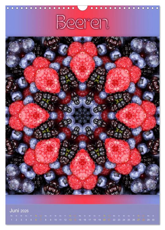 Produktbild: Kulinarische Mandalas (Wandkalender 2026 DIN A3 hoch), CALVENDO Monatskalender