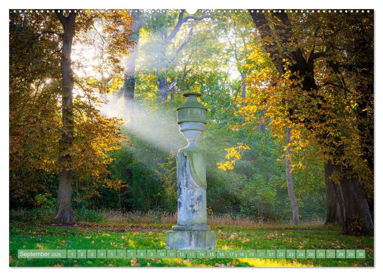 Produktbild: Herbst im Dieskauer Park (Wandkalender 2026 DIN A2 quer), CALVENDO Monatskalender
