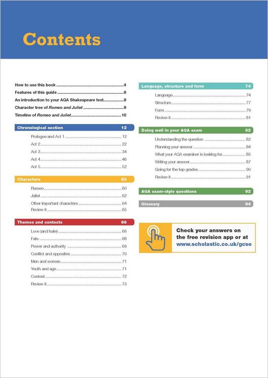 Produktbild: Romeo and Juliet AQA English Literature