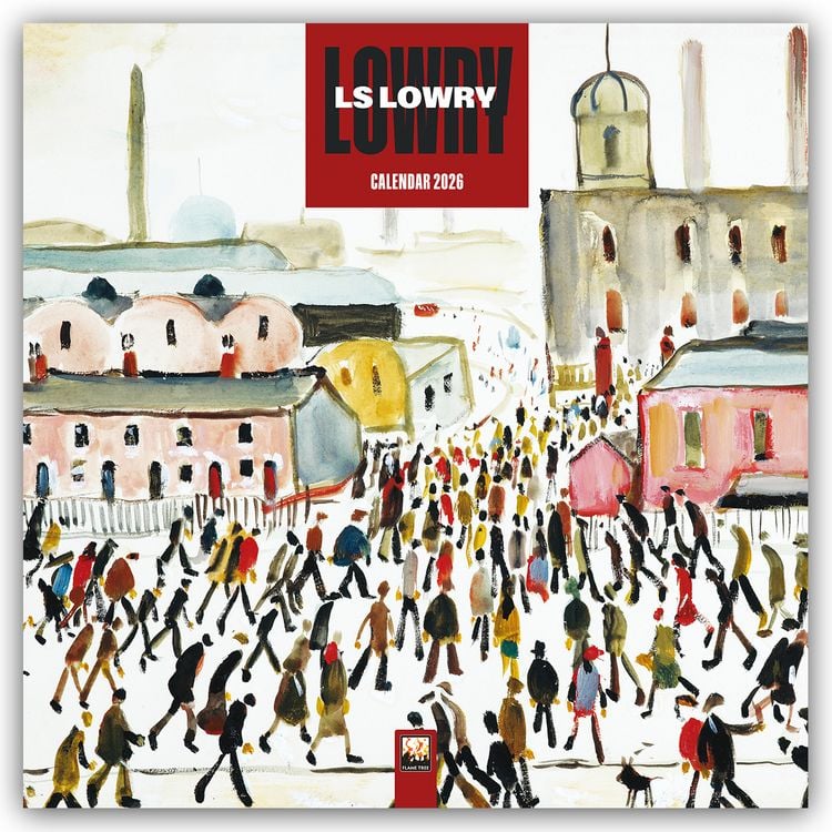 Produktbild: L. S. Lowry 2026 – Original Flame Tree Publishing-Kalender [Kalender]
