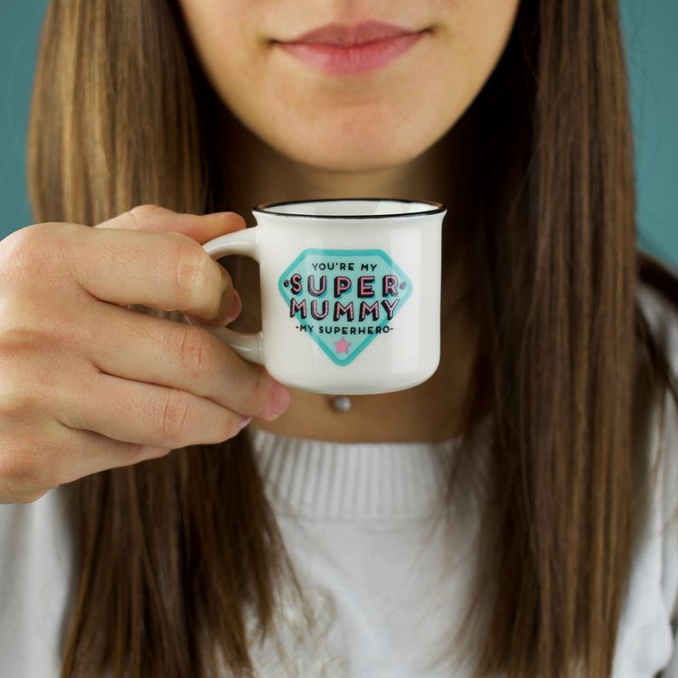 Produktbild: Legami 2er Set Kaffeetassen - Super Mummy and Super Daddy