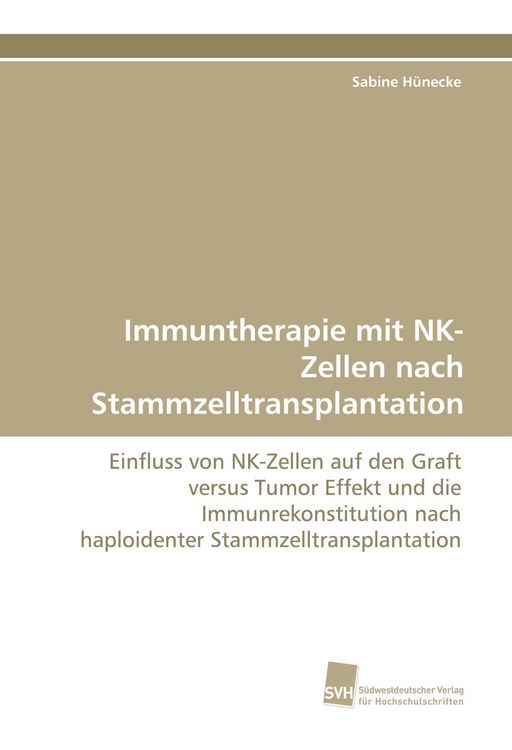 Produktbild: Immuntherapie mit NK-Zellen nach Stammzelltransplantation