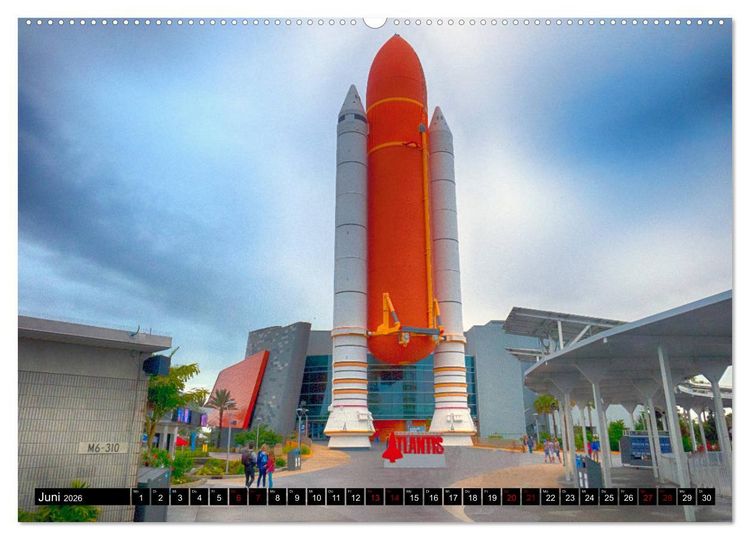 Produktbild: Kennedy Space Center (Wandkalender 2026 DIN A2 quer), CALVENDO Monatskalender